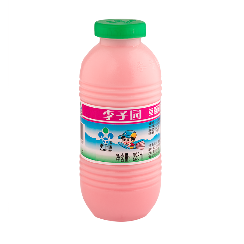草莓風(fēng)味乳飲料，單瓶?jī)艉?25ml