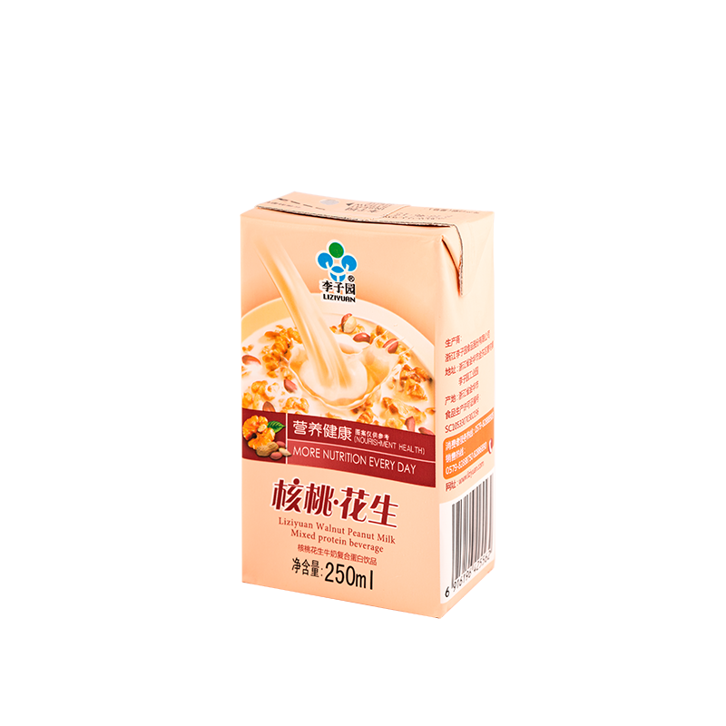 核桃花生牛奶復合蛋白飲品，單瓶凈含量250ml